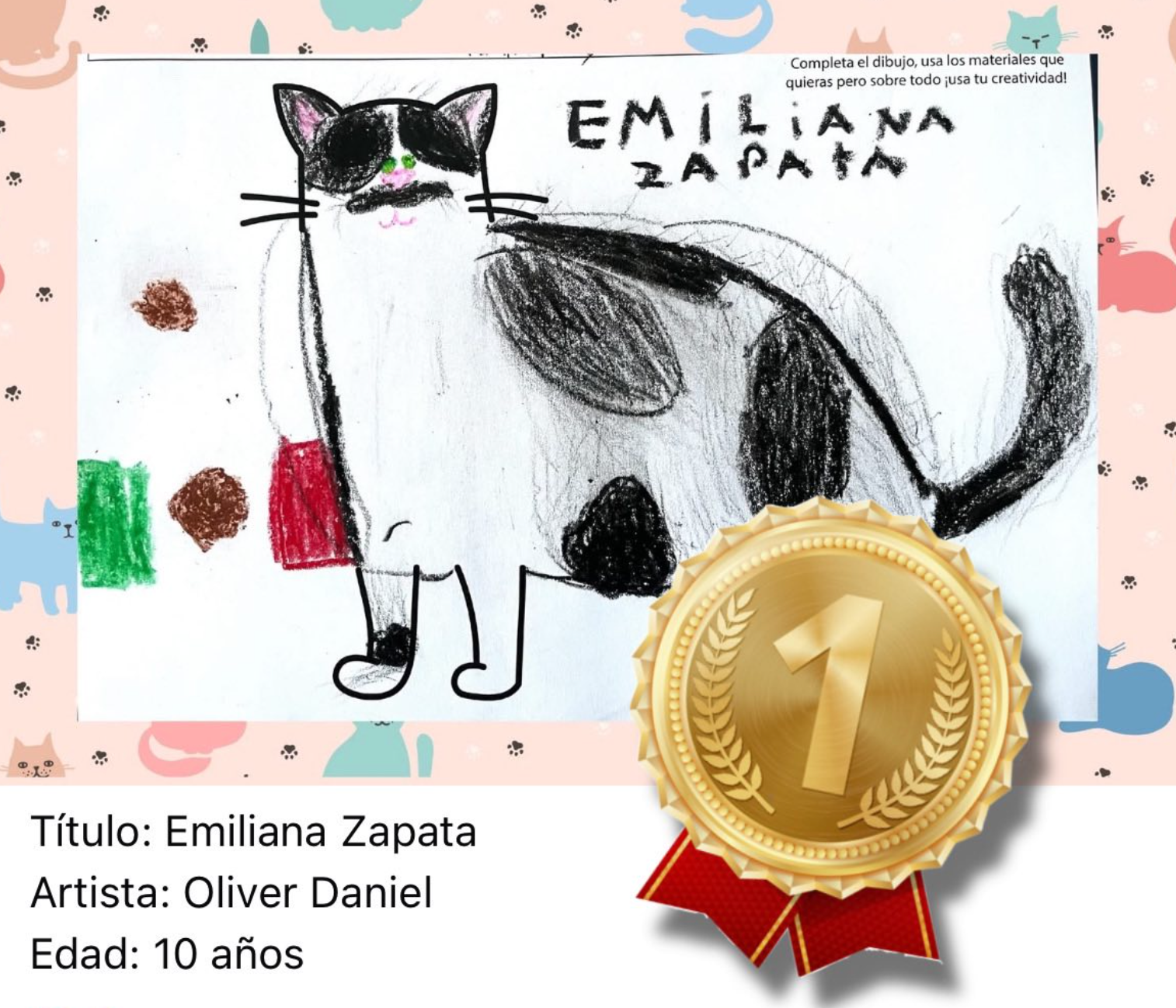 Dibujo ganador de Oliver